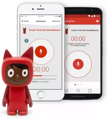 tonies Kreativ-Tonie, rot/dunkelbraun Tonies Kreativ-Tonie, Rot/dunkelbraun -TONIES Verkaufsladen 20366522 02